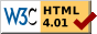 Valid HTML 4.01 Frameset